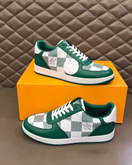 Louis Vuitton Damier Pattern Low Top Casual Sneakers