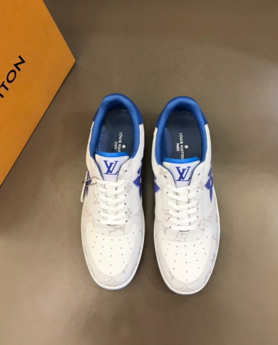 Louis Vuitton Monogram Print Low Top Casual Sneakers