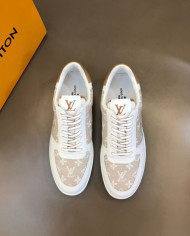 Louis Vuitton Monogram Print Patchwork Low Top Casual Sneakers