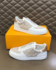 Louis Vuitton Monogram Print Patchwork Low Top Casual Sneakers