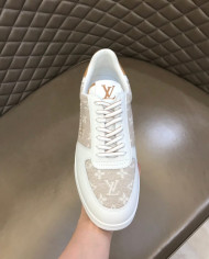 Louis Vuitton Monogram Print Patchwork Low Top Casual Sneakers