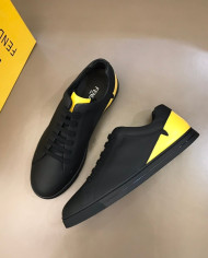 Fendi Low Top Lace Up Casual Sneakers