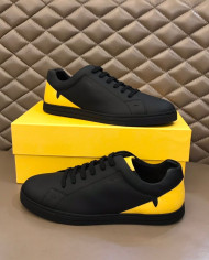 Fendi Low Top Lace Up Casual Sneakers
