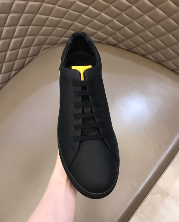 Fendi Low Top Lace Up Casual Sneakers