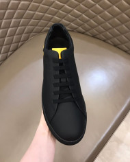 Fendi Low Top Lace Up Casual Sneakers