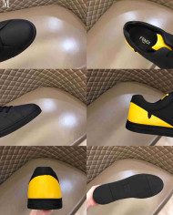 Fendi Low Top Lace Up Casual Sneakers