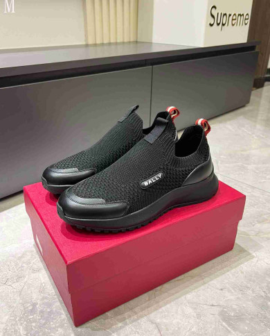 Bally Knit Slip On Casual Sneakers