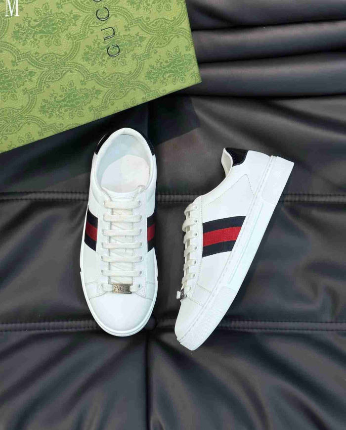 Gucci Ace Classic Stripe Casual Sneakers