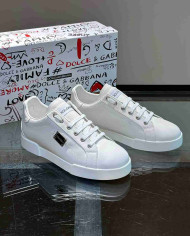 Dolce & Gabbana Metal Logo Casual Sneakers