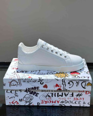 Dolce & Gabbana Metal Logo Casual Sneakers