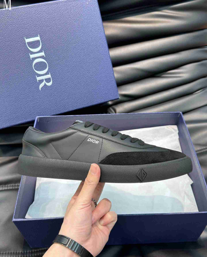 Dior DIOR B101 Black Low Top Casual Skate Shoes