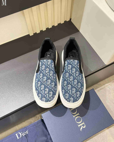 Dior B35 Oblique Print Loafers