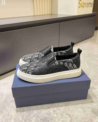 Dior B35 Oblique Print Loafers