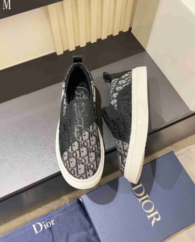 Dior B35 Oblique Print Loafers