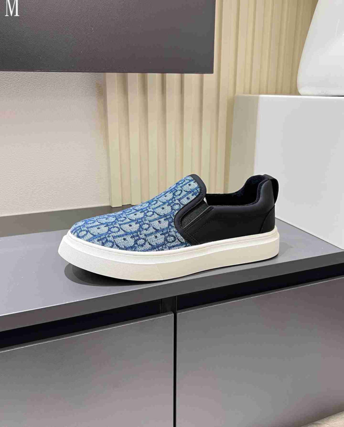 Dior B35 Oblique Print Loafers