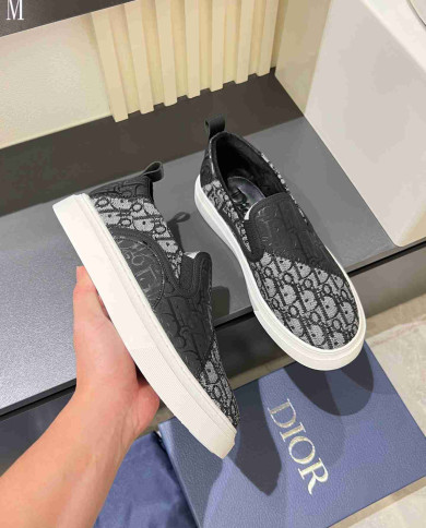 Dior B35 Oblique Print Loafers