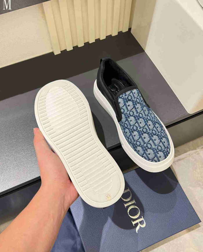 Dior B35 Oblique Print Loafers