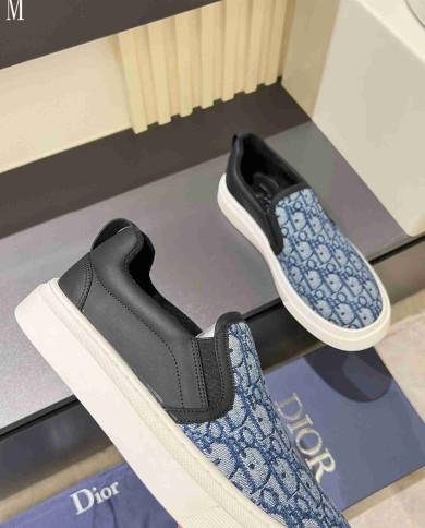 Dior B35 Oblique Print Loafers