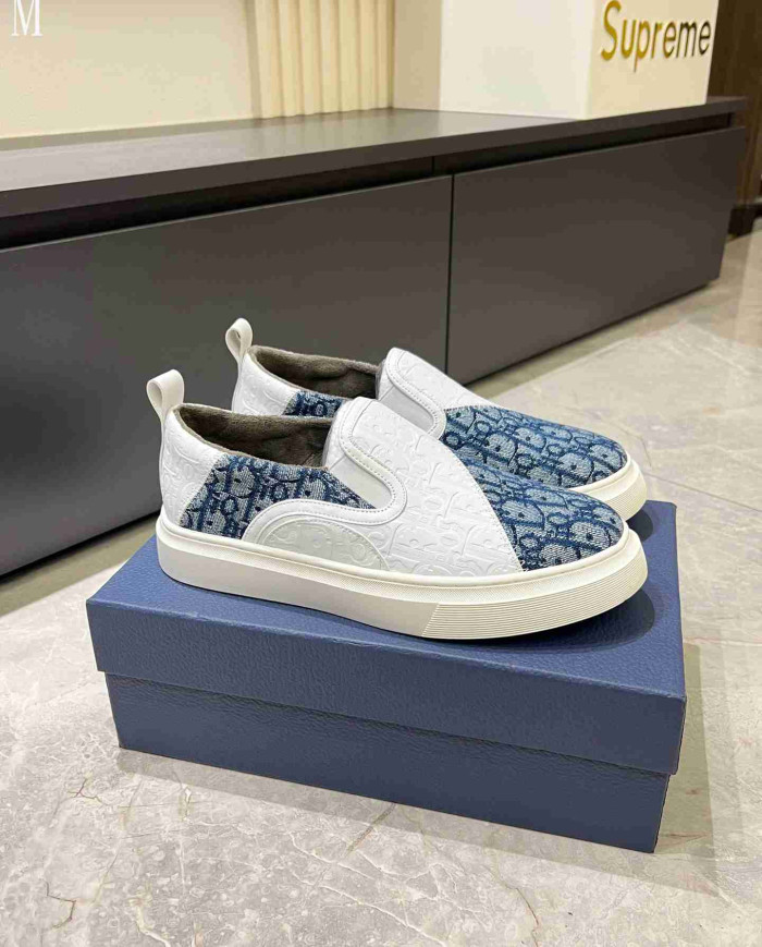 Dior B35 Oblique Print Loafers