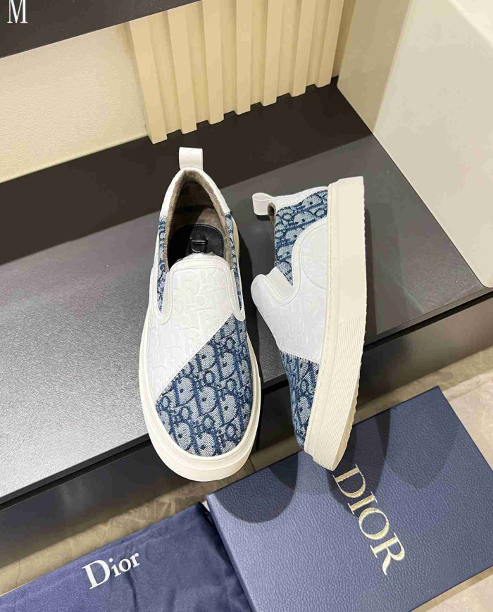 Dior B35 Oblique Print Loafers