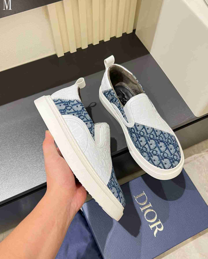 Dior B35 Oblique Print Loafers