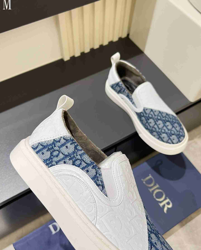 Dior B35 Oblique Print Loafers