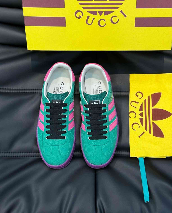 Gucci x Adidas Gazelle Collaboration Casual Shoes