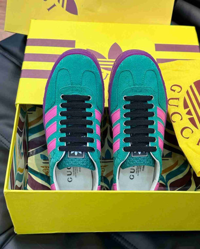 Gucci x Adidas Gazelle Collaboration Casual Shoes
