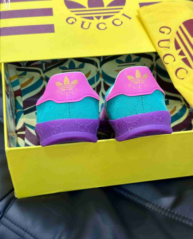 Gucci x Adidas Gazelle Collaboration Casual Shoes