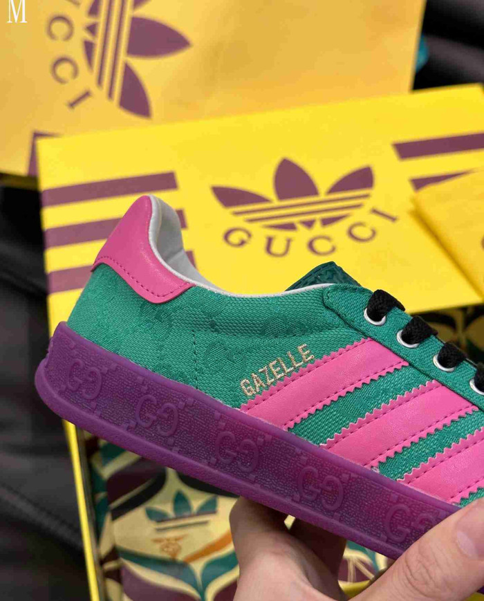 Gucci x Adidas Gazelle Collaboration Casual Shoes
