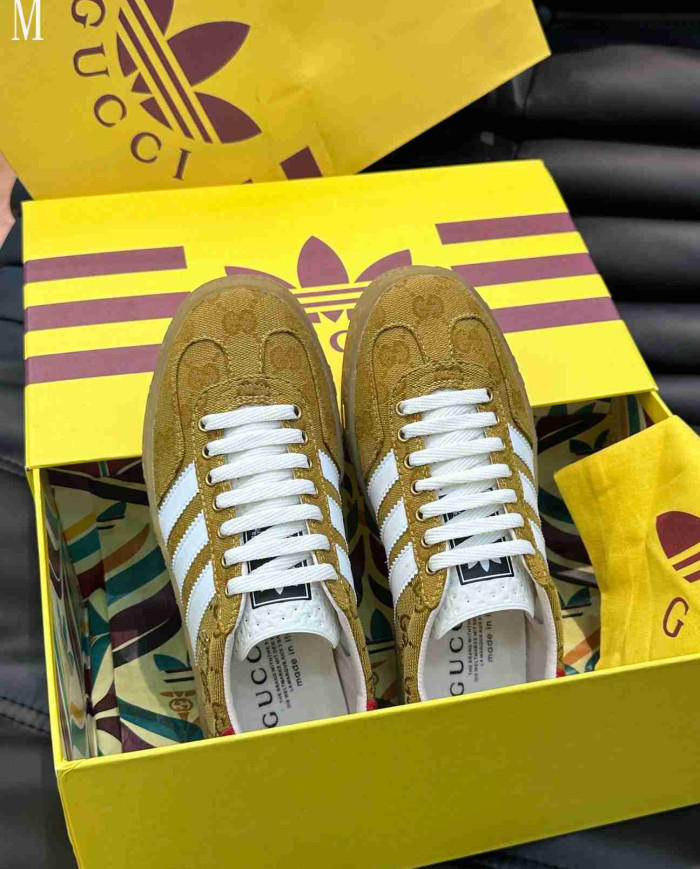 Gucci x Adidas Gazelle Collaboration Casual Shoes