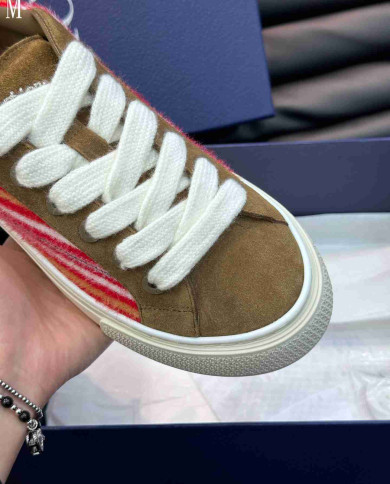 Dior B33 Rainbow Stripe Casual Sneakers