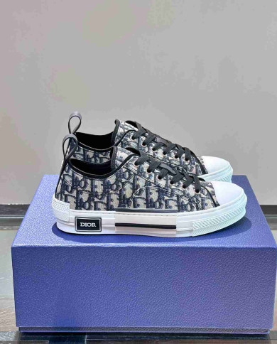 Dior DIOR B23 Low Top Oblique Casual Skate Shoes
