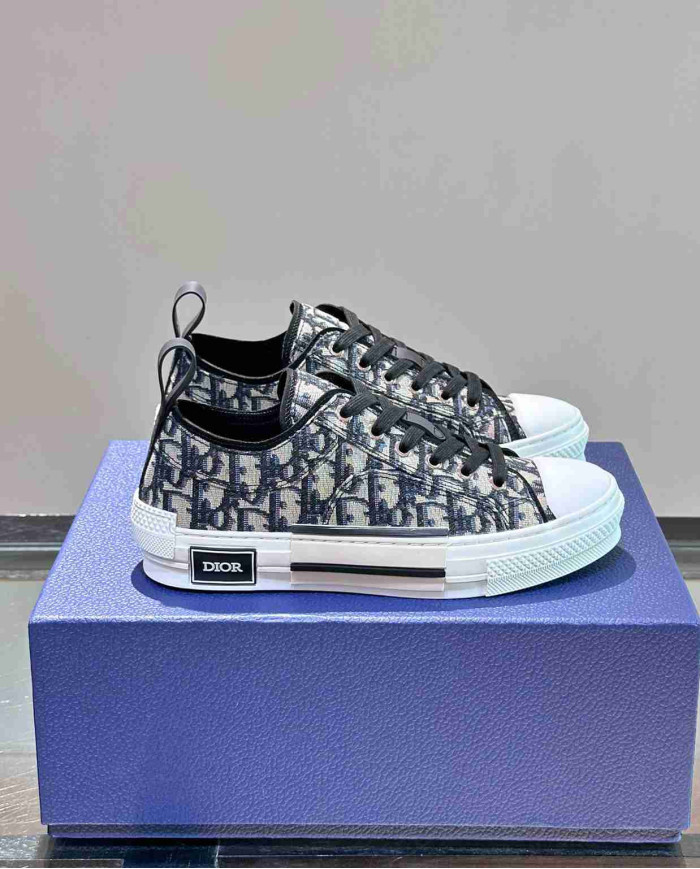 Dior DIOR B23 Low Top Oblique Casual Skate Shoes