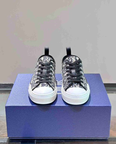 Dior DIOR B23 Low Top Oblique Casual Skate Shoes