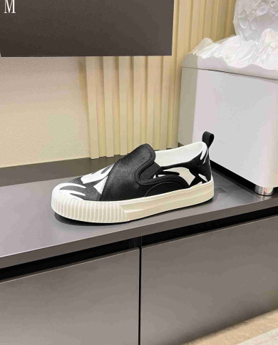 Alexander McQueen Swallow Print Casual Sports Sneakers