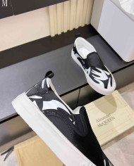Alexander McQueen Swallow Print Casual Sports Sneakers