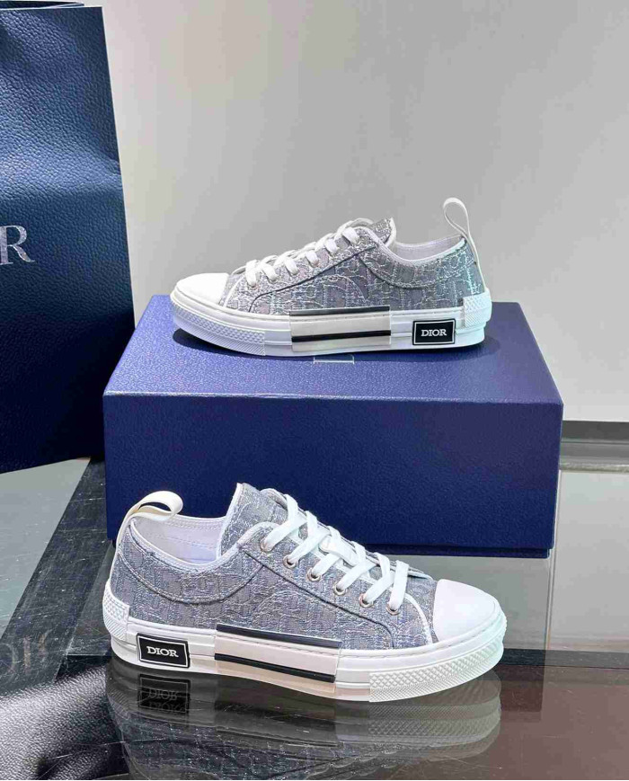 Dior DIOR B23 Low Top Oblique Casual Skate Shoes