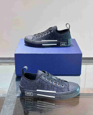 Dior DIOR B23 Low Top Oblique Casual Skate Shoes