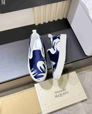 Alexander McQueen Swallow Print Casual Sports Sneakers