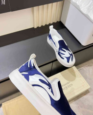 Alexander McQueen Swallow Print Casual Sports Sneakers