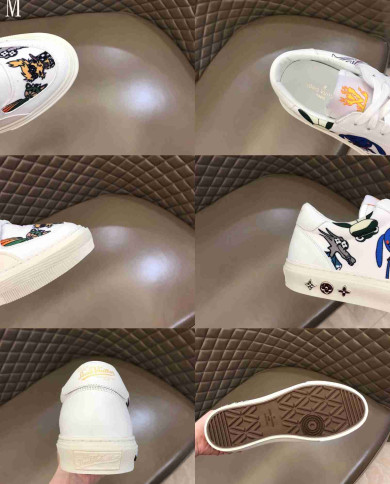 Louis Vuitton Ollie Cartoon Graffiti Low Top Casual Shoes