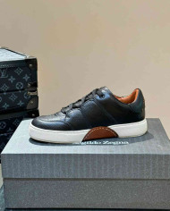 Ermenegildo Zegna Tiziano Leather Casual Sport Shoes