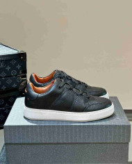 Ermenegildo Zegna Tiziano Leather Casual Sport Shoes