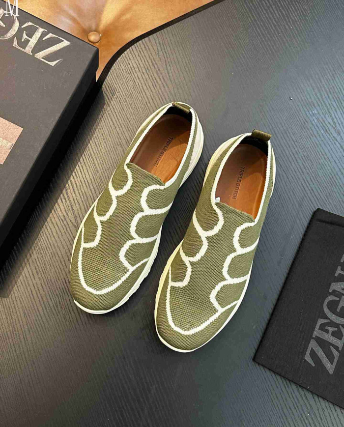 Hermes Canvas Casual Sport Shoes