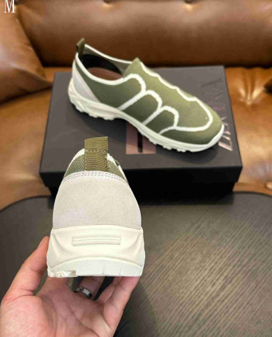 Hermes Canvas Casual Sport Shoes