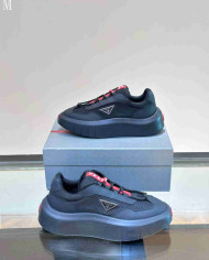 Prada Triangle Logo Low Top Casual Sport Shoes