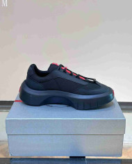 Prada Triangle Logo Low Top Casual Sport Shoes