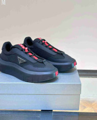 Prada Triangle Logo Low Top Casual Sport Shoes