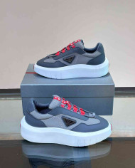 Prada Triangle Logo Low Top Casual Sport Shoes